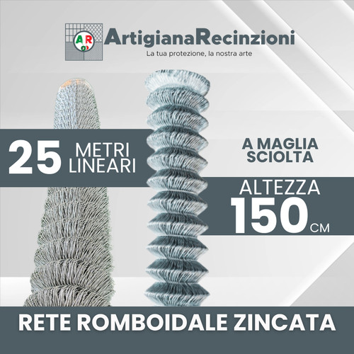 Rete zincata maglia - zincata, “a