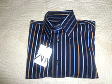 ZARA Camicia Uomo Abito Blu