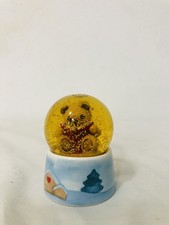 THUN PALLA DI NEVE ORSACCHIOTTO CON LIBRO - BOULE DE NEIGE TEDDY BEAR WHIT BOOK
