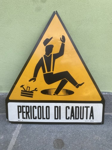 Insegna cartello metallo anni - metallo,