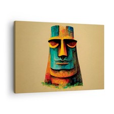 Quadro su Tela 70x50cm Statua