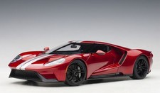 Ford Gt 2017 Rosso Modellino