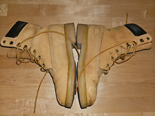 Vintage Timberland 8 pollici EU 43,5 US 9,5 Made in USA grano beige super stivale