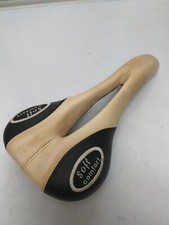 Sella comfort per bici da corsa- Mtb in vera pelle mis.  cm.15x27