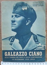 Great Speeches: Galeazzo Ciano
