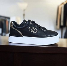 SNEAKERS DONNA NERE LIU JO IN PELLE BA5021P0102 PRIMAVERA ESTATE  2025