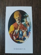 San gennaro holy - holy, card,