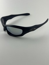Oakley Monster Dog montatura nera opaca lenti nere iridio icone canna di fucile RARO