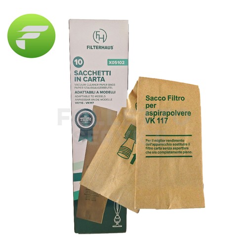 Sacchetti per folletto vk117 - sacchetti,