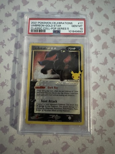 Pokemon umbreon gold star - pokemon, holo