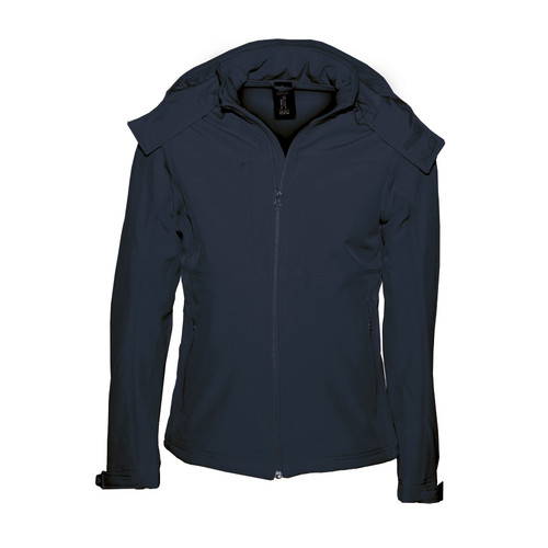 Men hooded softshell - b&c, men's
