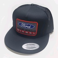 Cappello camionista Ford Power Stroke Diesel Patch Yupoong/Classic 6006 Snapback nero