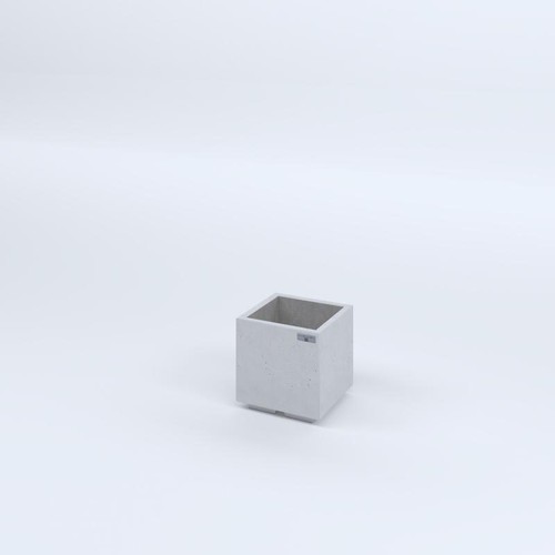 Fioriere cemento lisce cubo - lisce,