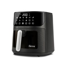 Girmi FG78 Friggitrice ad Aria con Finestra Ecofrit Black 6 Lt 12 Programmi 1500
