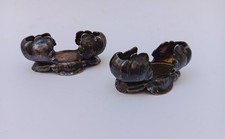 ♥ COPPIA DI PORTA STUZZICADENTI ART KRUPP BERNDORF SILVER PLATED ART NOUVEAU