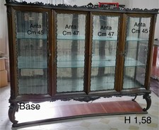 VETRINA CRISTALLIERA ANTICA IN