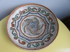 piatto da appendere al muro in ceramica terracotta BASCU MIHAI HOREZU ROMANIA di