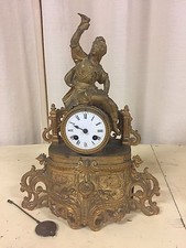 Orologio In Antimonio Epoca