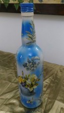 Bottiglia decoupage decorata