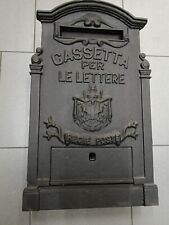 CASSETTA PER POSTA DA ESTERNO IN GHISA-CASSETTA PER POSTA IN ALLUMINIO
