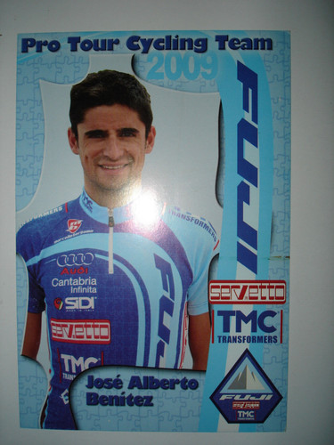 Cyclisme carte josé alberto - ,
