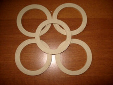 5PZ GUARNIZIONI GOMMA 2 TAZZE PER CAFFETTIERA MOKA ADATTABILE STELLA