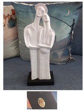 Scultura Ceramica Bianca