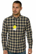 MENS BOY FLANNEL BUTTON DOWN
