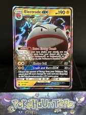 Pokemon Card Electrode GX 48/168 Celestial Storm Half Art Holo Ultra Rare L/P