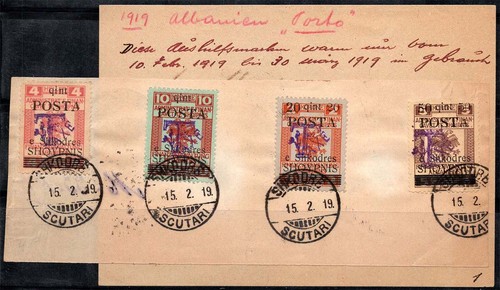 Albania 1919 13 usato - 1919, 10-13