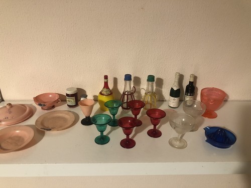 Antico lotto giocattoli - antico, cucina