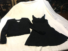 VALENTINO MISS V COMPLETO DONNA GIACCA VESTITO VINTAGE  ITALY TG 42 COL. 7606