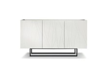 Modern White Rectangular Glass