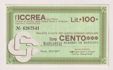 Miniassegni  18.02.77 MACELLERIA RUGGERO - Rif. ICCREA 270