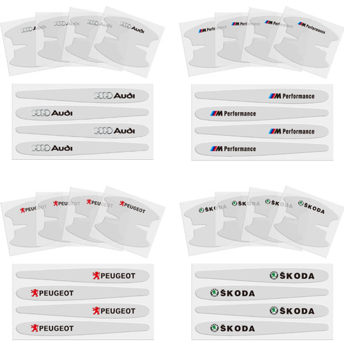8pcs set maniglia porta auto - maniglia,