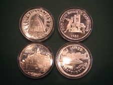 Quattro monete d'argento