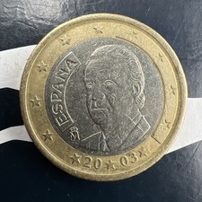 Moneta da 1 euro Spagna 2003