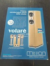 SERIE MISSION VOLARE DIFFUSORI CASSE SPEAKERS V63 VINTAGE AD PUBBLICITA