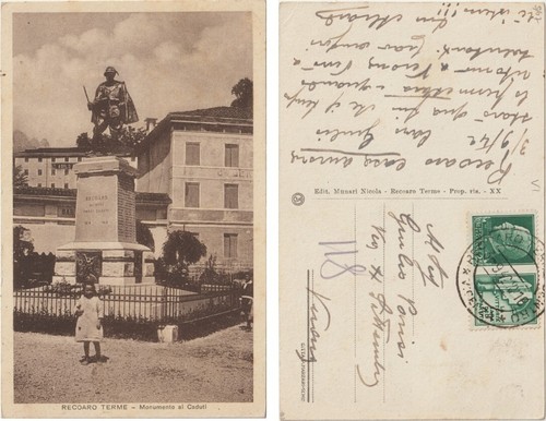 Recoaro terme monumento ai - -,