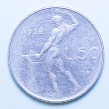 REPUBBLICA ITALIANA 50 LIRE
