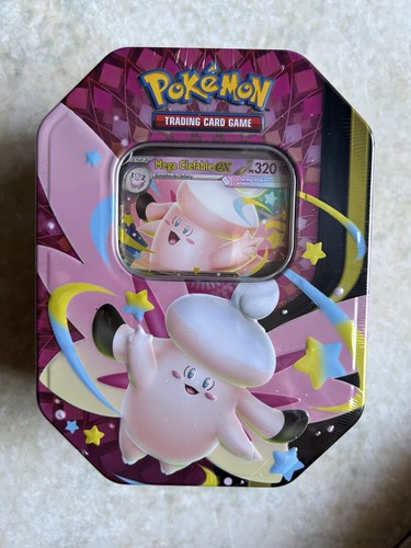 Pokemon tin box mega moonlit - pokemon,