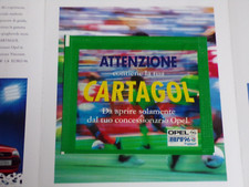 CARTA GOL CONCESSIONARIO OPEL ASTRA UEFA EURO 96 ENGLAND CARTA GOL BUSTINA 1996