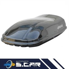 BOX AUTO da TETTO PORTATUTTO BAULE 400 NERO LUCIDO N8 MARLIN FARAD 160X80X40