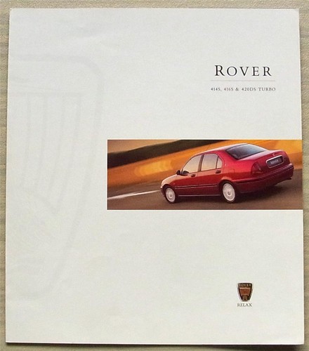Brochure vendita auto rover - brochure,