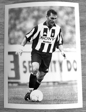 Foto promo Di Livio Angelo 2 Juventus 1997 Marchisciano cm 18 x 24 calcio