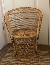 Sedia pavone vintage sedia