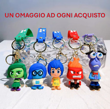 INSIDE OUT 2 PORTACHIAVI PERSONAGGI DISNEY FILM BAMBINI GIOIA TRISTEZZA ANSIA