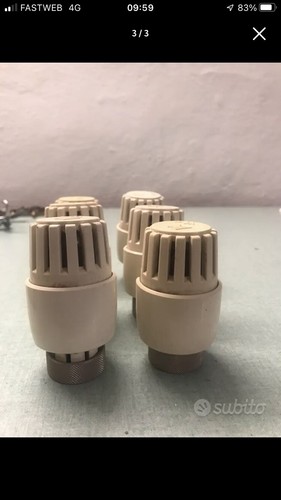 Testina termostatica per - testina,