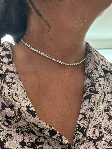 Collier tennis con - con, cristalli