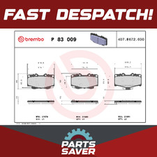 Set pastiglie freno adatte a